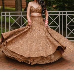 Elegant Brown Gown